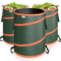 Casaria® Casaria Gardebruk Popup Gartentasche 3er-Set Grün je 165 Liter – Produktbild 1 von 1