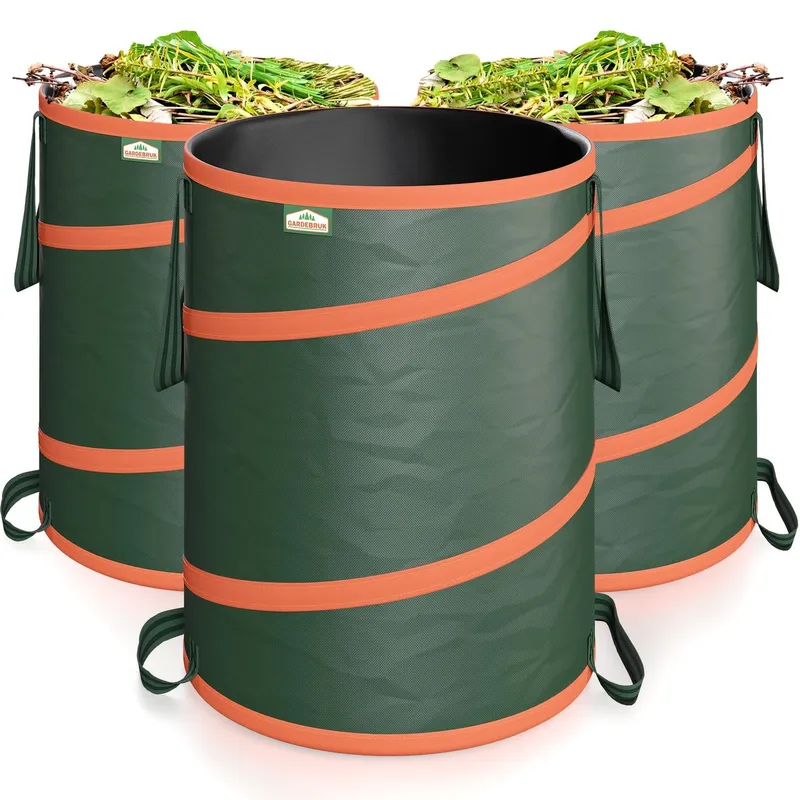 Casaria® Casaria Gardebruk Popup Gartentasche 3er-Set Grün je 85 Liter – Produktbild 1 von 1