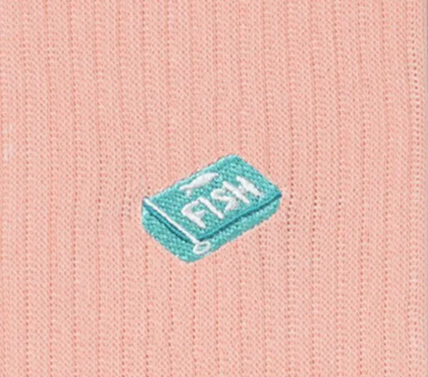 von Jungfeld von Jungfeld Mix & Match Tennis Socken mit Stickmotiven, Rosa, – Produktbild 3 von 4