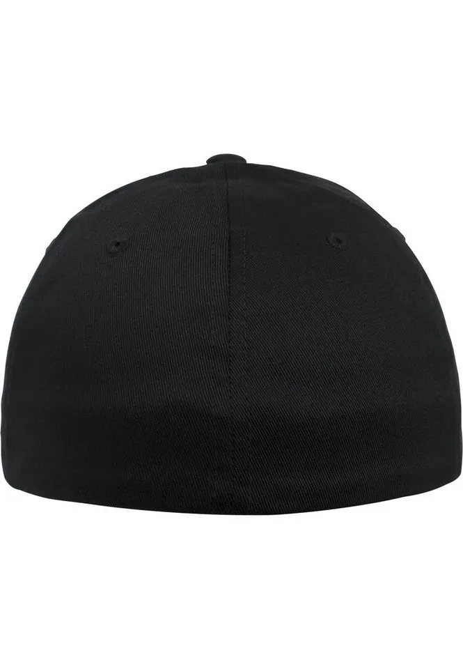 Flexfit Flexfit Organic Cotton Cap Yupoong 6Panel Full 6277OC, Schwarz, – Produktbild 3 von 6