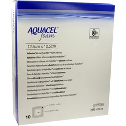 ConvaTec (Germany AQUACEL Foam adhäsiv 12,5x12,5 cm Verband 10 St Verband – Produktbild 1 von 1