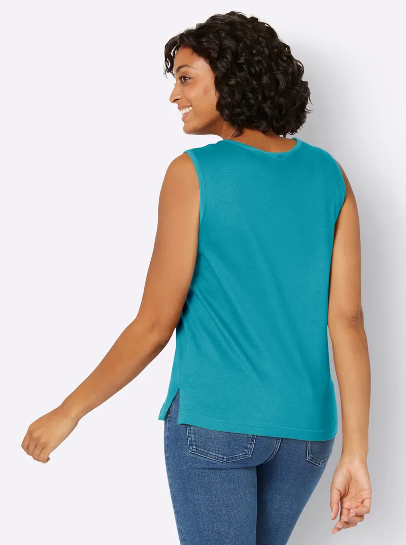 Witt Shirttop türkis, Türkis, – Produktbild 2 von 2