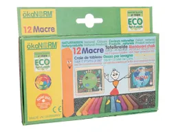Ökonorm ökoNORM Tafelkreide für kreative Kinder, bunt 12 Stangen – Produktbild 1 von 1