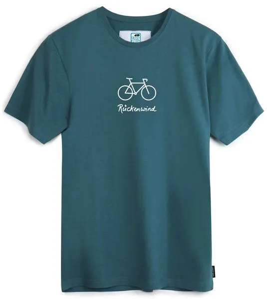Gary Mash GARY MASH Shirt Rückenwind groß aus Biobaumwolle, Petrol, – Produktbild 1 von 4