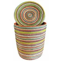 SWANE-Design SWANE-Design Afrikanischer Wäschekorb - Flachdeckel – Produktbild 1 von 1