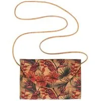 Kork-Deko Kork-Deko Kleine Kork-Clutch „Jungle“ – vegan mit Magnetverschluss & Innentasche – Produktbild 1 von 1