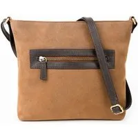 El Puente El Puente Schultertasche | Fair Trade & Handmade aus Indien, Braun, – Produktbild 1 von 1