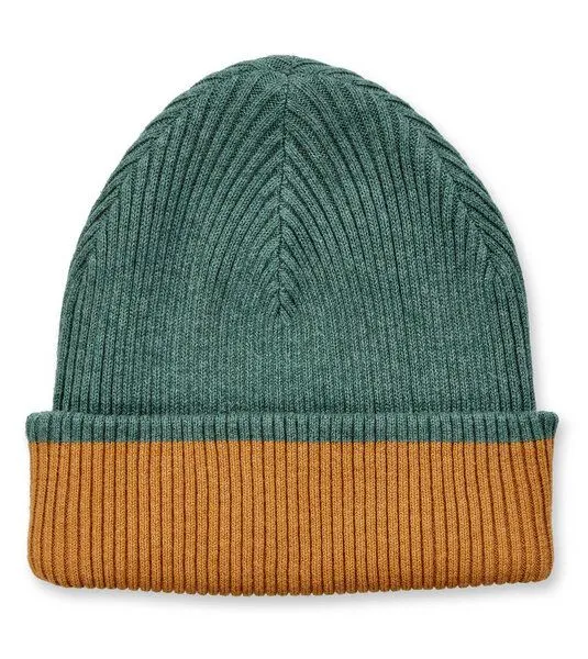 Sense Organics & friends in cooperation with GARY MASH Sense Organics & friends in cooperation with GARY MASH Kinder Strickmütze aus Biobaumwolle, Salbei-karamel, – Produktbild 1 von 3