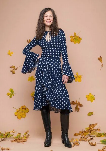 Atelier SNOW Atelier SNOW Set Polka-Dot Zinnia aus Bio-Baumwolle – Produktbild 3 von 3