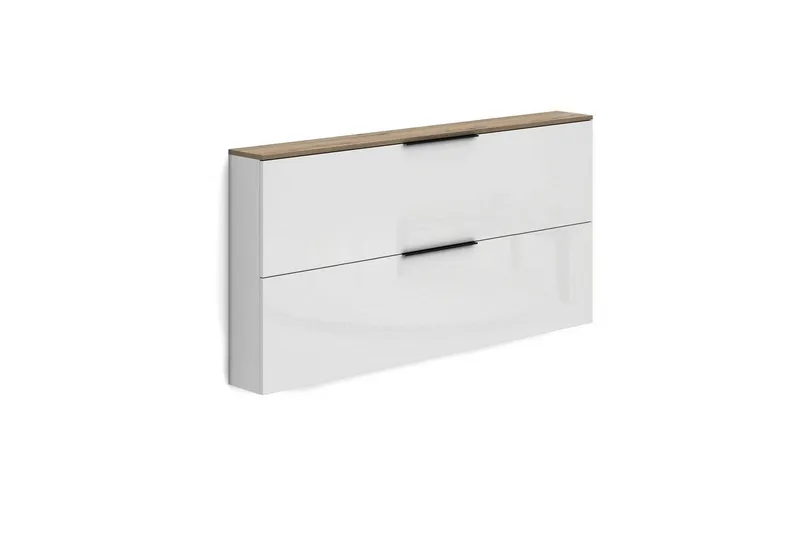 Home affaire Schuhschrank SPACE, Schuhkipper, Schuhschrank,Schuhkommode, nur 19 cm Tief Ideal für schmale Flure, Breite 160 cm, Made in Italy, Hochglanzlack – Produktbild 2 von 5
