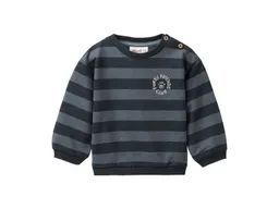 People Wear Organic People Wear Organic Sweat-Pullover Blockstreifen dunkelblau 86/92 – Produktbild 1 von 1