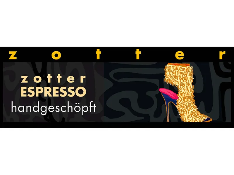 Zotter Zotter Bio-Schokolade Handgeschöpft mit individuell gestalteter Banderole, Espresso 20 g – Produktbild 1 von 2