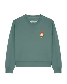 watapparel watapparel Sweatshirt Frauen Gartenzwerg – Produktbild 1 von 1