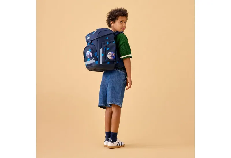Ergobag Ergobag Schulranzen Schulranzen-Set CUBO VerfolgBärjagd 5-teilig, 25/26 (5-teilig), ergonomisch, höhenverstellbar, Your-Size-System, ab 1. Klasse, Blau, – Produktbild 2 von 5