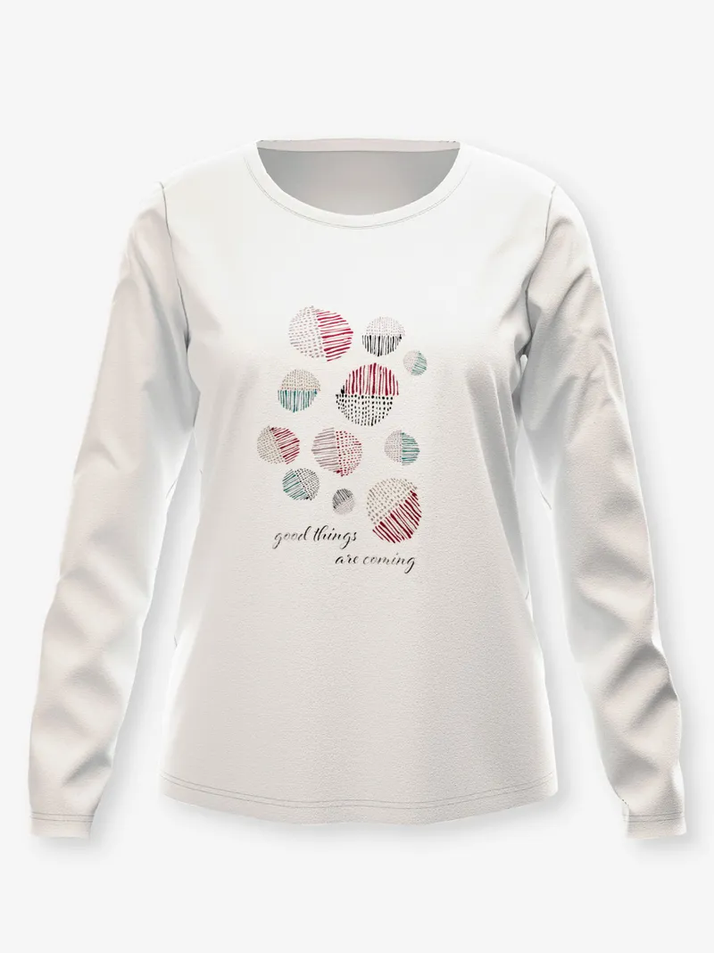 Witt Langarmshirt ecru, Ecru, – Produktbild 1 von 1