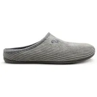 thies Veganer "thies ® Eco Cord Slipper" aus zertifiziertem recyceltem PES Cord, Grey (grau), – Produktbild 1 von 1