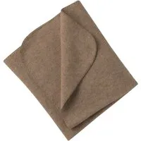 Engel natur Engel Natur Babydecke mit Muschelkante Bio-Merinowolle Fleece melange walnuss Maße 80 x 100 cm – Produktbild 1 von 1