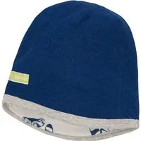 loud + proud loud + proud Babys & Kinder Mütze Wollfleece, GOTS-zertifiziert, Ultramarine(blau), – Produktbild 2 von 4