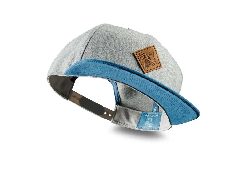 Soulbuddy Snapback Cap Basecap für Damen & Herren (auch als Kids Caps erhältlich, One Size, Unisex, Größenverstellbar), Blau|grau, – Produktbild 1 von 5