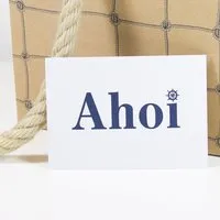 Bow & Hummingbird Bow & Hummingbird Postkarte Ahoi – Produktbild 1 von 1