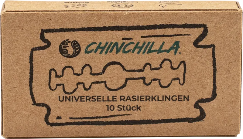 Chinchilla Chinchilla Rasierklingen für Rasierhobel universell 10 Stück – Produktbild 2 von 2