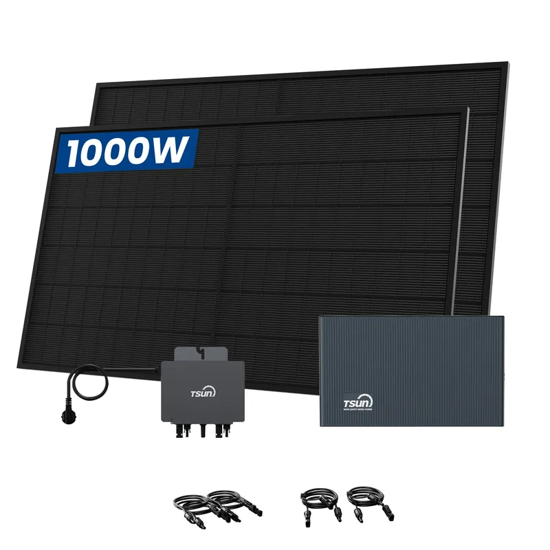 TSUN TSUN DCU2000Lite Batteriespeicher für Balkonkraftwerke, mit 2 x 500W Bifaziale Solarmodule - 2kWh / Standardversand – Produktbild 1 von 1