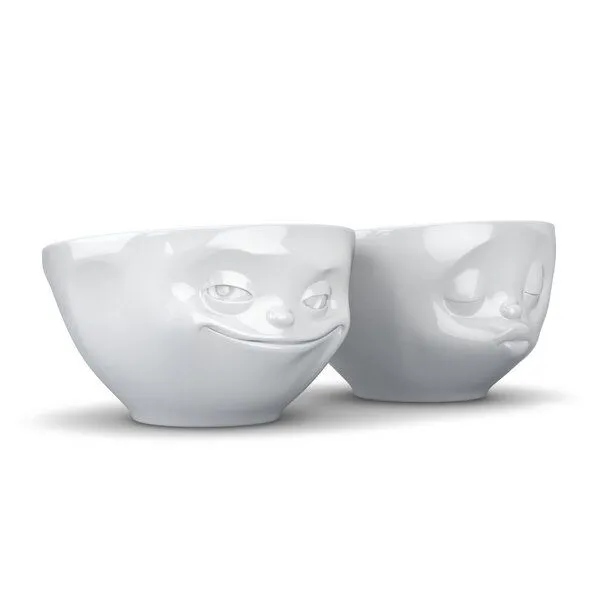 FIFTYEIGHT PRODUCTS FIFTYEIGHT PRODUCTS Schälchen 200ml küss&grins 2er Set – Produktbild 2 von 4