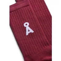 ARMEDANGELS ARMEDANGELS SAAMUS BOLD Unisex Socken aus Bio-Baumwoll-Mix, Velvet red, – Produktbild 2 von 4
