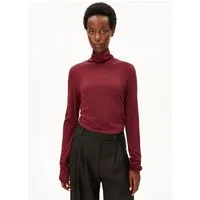 ARMEDANGELS ARMEDANGELS GRAZILIANAA SOFT Damen Longsleeve aus Bio-Baumwolle, Velvet red, – Produktbild 1 von 1