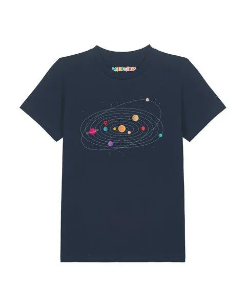 watabout.kids watabout.kids T-Shirt Kinder Sonnensystem, French navy, – Produktbild 1 von 2