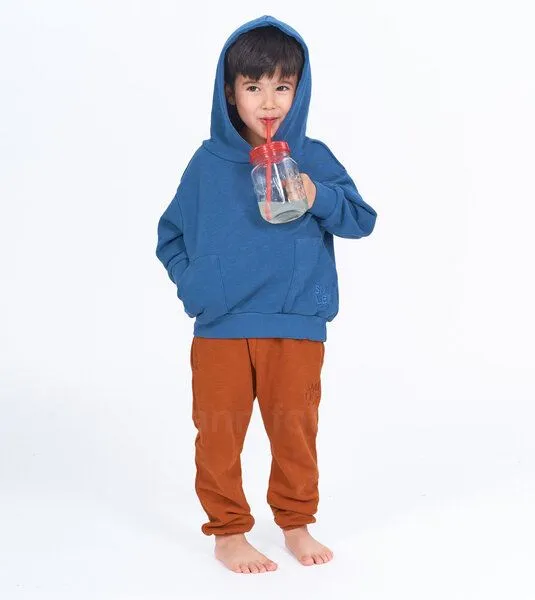 Sense Organics & friends in cooperation with GARY MASH Sense Organics & friends in cooperation with GARY MASH Bequeme Kinder Sweathose aus Biobaumwolle, Braun, – Produktbild 2 von 4