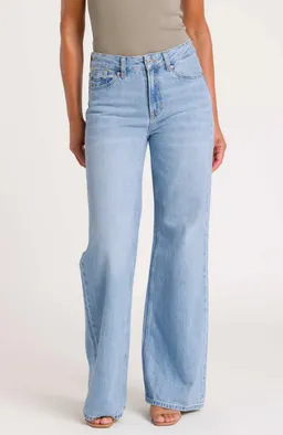 Kings Of Indigo Kings of Indigo Damen vegan Jeans Jane Relaxed Flare Blau – Produktbild 1 von 1