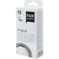 Fair Squared Fair Squared Kondome Original - 10 Stück aus Naturkautschuklatex – Produktbild 1 von 1