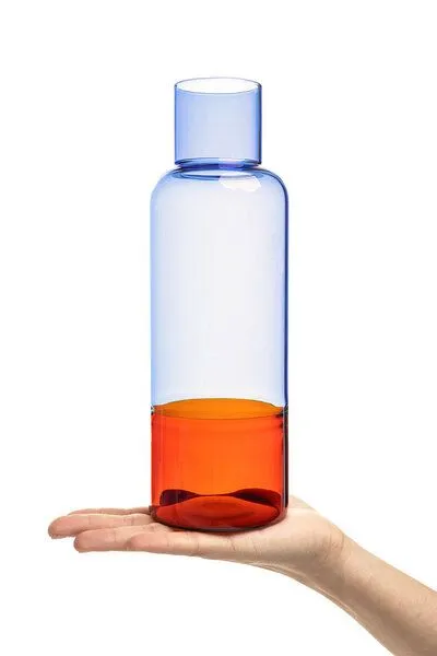 Tranquillo Tranquillo Karaffe RAIINBOW – Borosilikatglas, Blau, – Produktbild 4 von 5