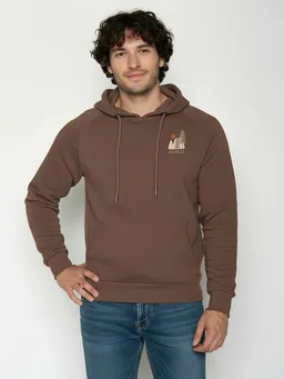 GreenBomb GREENBOMB Wild Pines Trek - Hoodie aus Bio-Baumwolle mit Raglan-Arm / hochwertiger Print / GOTS / Fair & Vegan – Produktbild 1 von 1