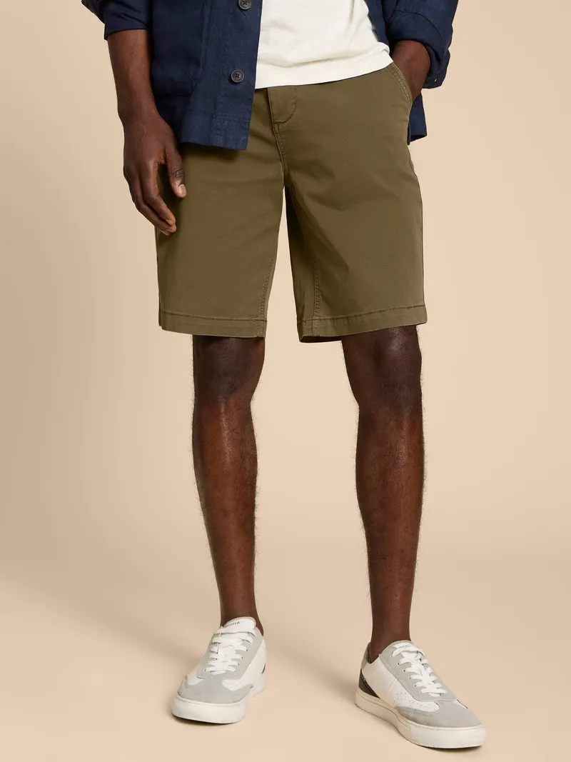 White Stuff Chino-Shorts aus Bio-Baumwolle - 36/R, Grün, – Produktbild 1 von 4
