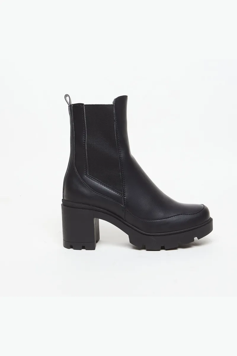 AGAZI AGAZI Damen vegan Winterstiefel Vicky Schwarz, Schwarz, – Produktbild 1 von 2