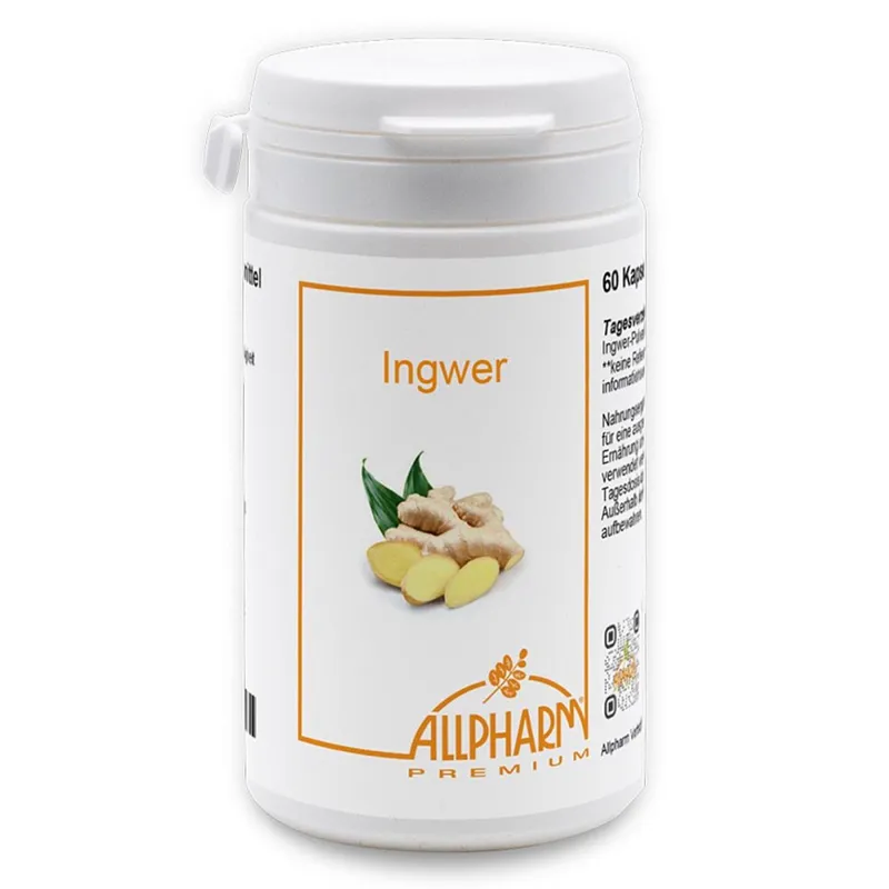 ALLPHARM Ingwer Kapseln 300 mg – Produktbild 1 von 1