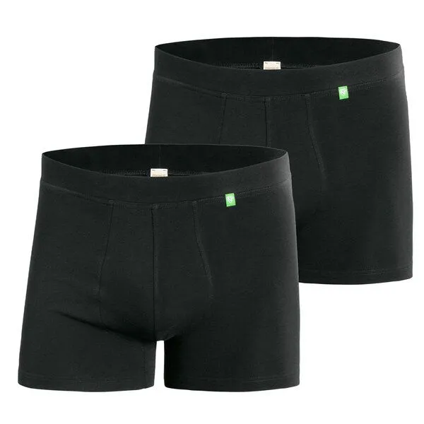 kleiderhelden kleiderhelden BeatBux 2er Pack Unterhose, 2x schwarz, – Produktbild 1 von 4