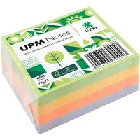 UPM UPM Super Sticky Haftnotiz-Quader "Spring Farbmix" 75 x 75 mm, 400 Blatt, farbig sortiert – Produktbild 1 von 1
