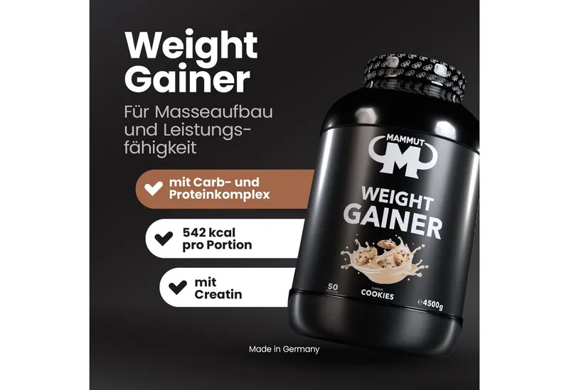 Mammut Nutrition Mammut Nutrition 4,5 kg Weight Gainer Bundle Pulver, 4500 g – Produktbild 1 von 8