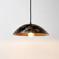 Moogoo Creative Africa Moogoo Creative Africa Kleine Deckenleuchte aus recycelten Ölfässern 34cm Durchmesser Industrial Design Upcycling, Schwarz, – Produktbild 1 von 1