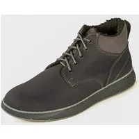 Fairticken Fairticken Gefütterte vegane Winter Sneaker AROUCA Men in Nubuk-Optik, Schwarz, – Produktbild 1 von 1