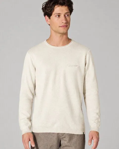 HempAge HempAge Hanf Sweatshirt, Nature(weiß), – Produktbild 1 von 4