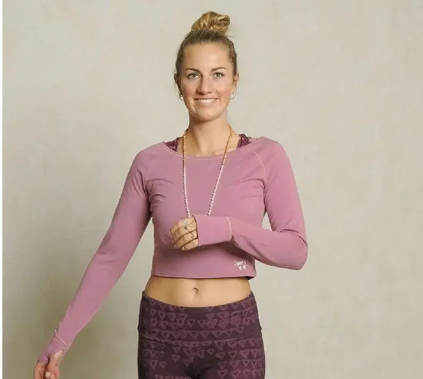 The Spirit of OM The Spirit of OM Yoga Longsleeve, Lila, – Produktbild 1 von 1