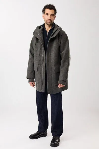 LangerChen LangerChen Parka aus Techno Felt mit großen Taschen, Platinum (grün), – Produktbild 3 von 4