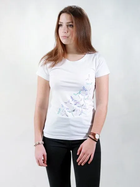 NATIVE SOULS NATIVE SOULS T-Shirt Damen - New Dragonflies, Weiß, – Produktbild 1 von 1