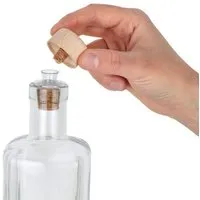 Kork Deko Kork-Deko Flaschenausgießer 10er Set Kork Ø 26-28mm – breite Dosierer für Bar – Produktbild 1 von 1