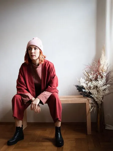 Ecostories Ecostories Oversize Kimono aus Lyocell, Savanne, – Produktbild 1 von 4