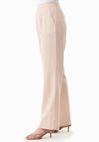 ORGANICATION ORGANICATION Hose aus TENCEL Lyocell und Leinen, Beige(soft beige), – Produktbild 4 von 4